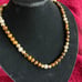 Northskull Mens Necklace Tigers Eye Gold Crystals Jewelry