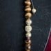 Northskull Mens Necklace Tigers Eye Gold Crystals Jewelry