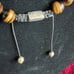 Northskull Mens Necklace Tigers Eye Gold Crystals Jewelry