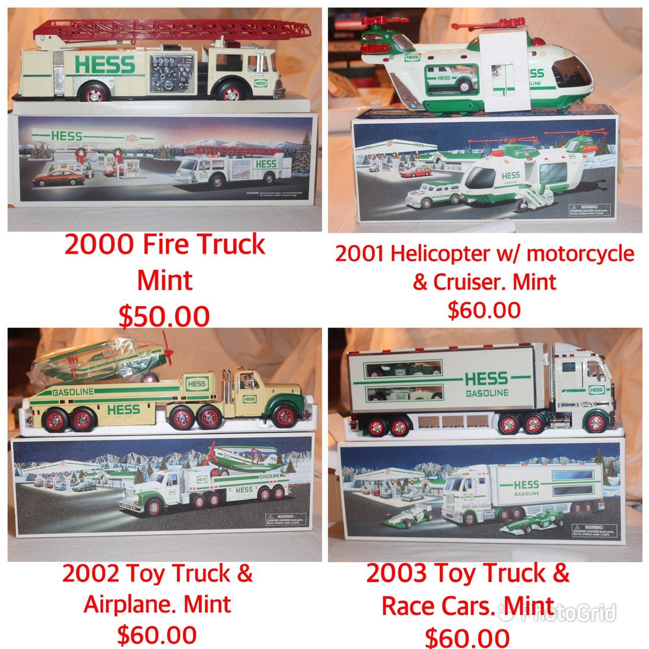 Hess trucks