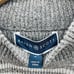 Karen Scott Womens Size Large Claire Cotton Striped Ribbed Mock-Neck Sweater 289