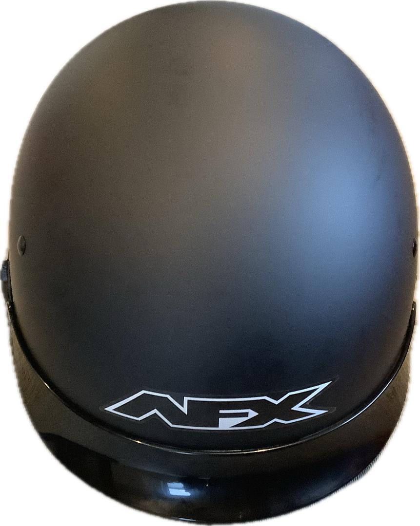 AFX FX-200 Slick Helmet, Flat Black (No Box, Bag Included)