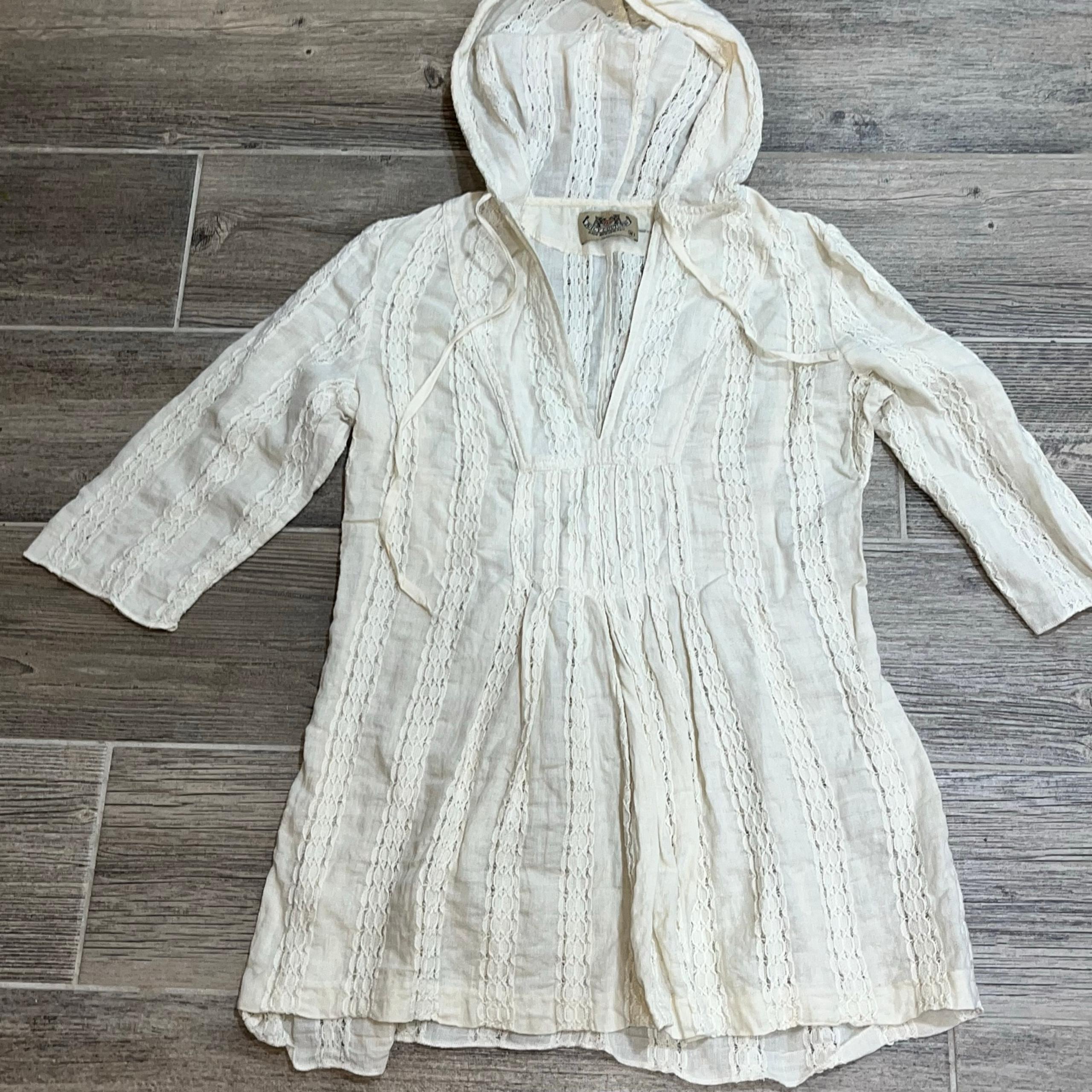 Juicy Couture Cottage core Fits medium to small hoodie linen romantic millenial