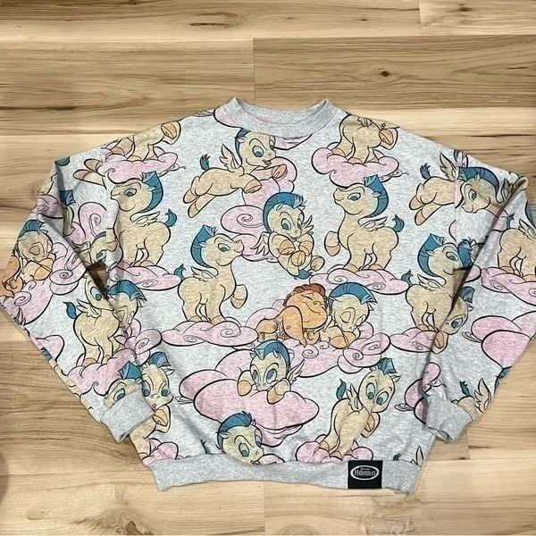 Oh My Disney Baby Hercules and Pegasus Crewneck Sweatshirt Women’s XS