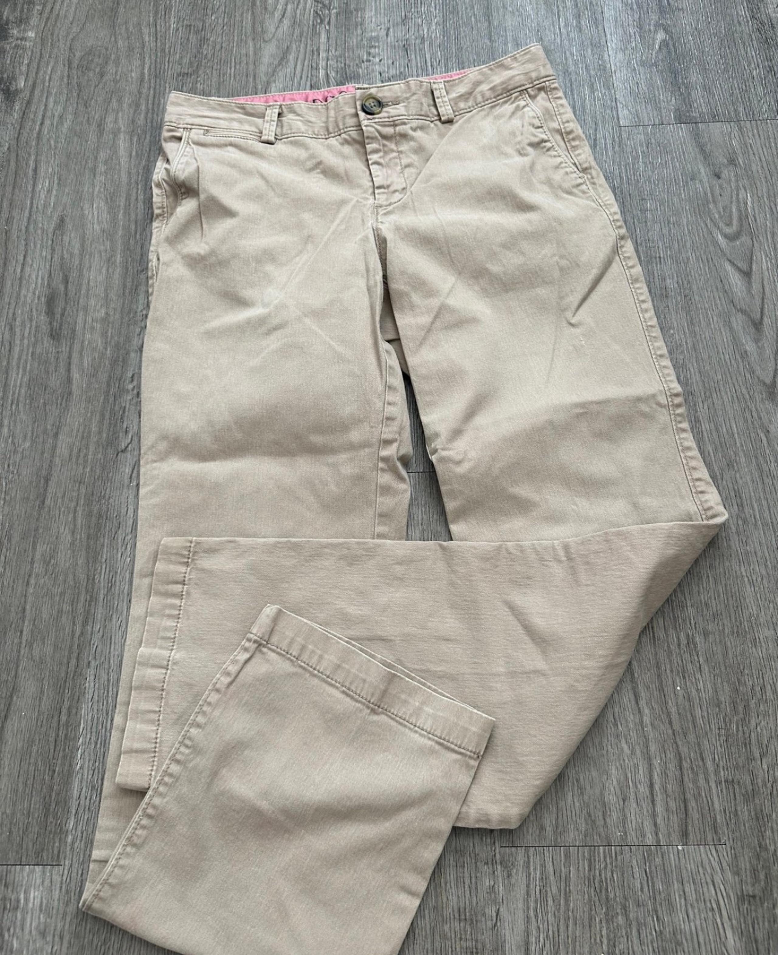 DOCKERS WOMEN BEIGE CASUAL LOUNGE KHAKI PANTS WORK OFFICE MEDIUM M 8