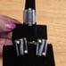 RARE Vintage Hugo Grun Denmark 830 Sterling Silver Cufflinks And Ring SET Modern