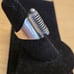 RARE Vintage Hugo Grun Denmark 830 Sterling Silver Cufflinks And Ring SET Modern