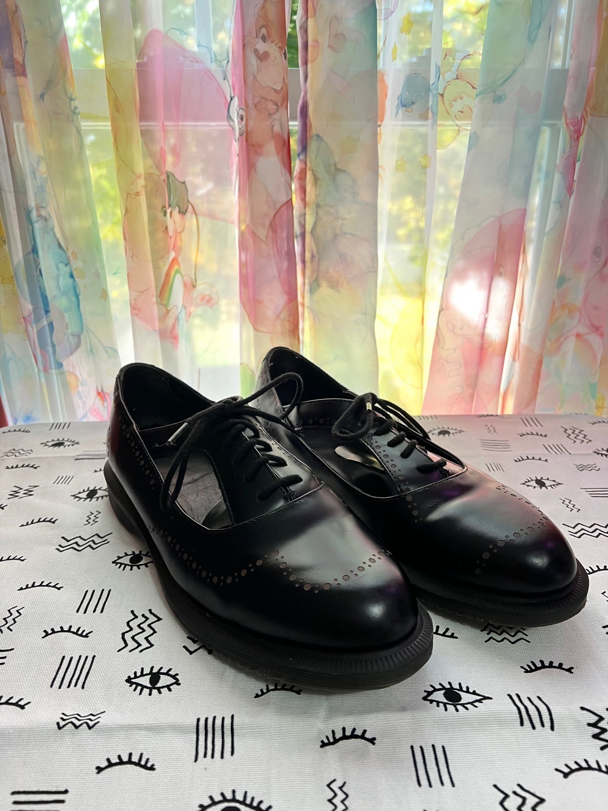 RARE Dr. Martens Ruby Open Oxfords