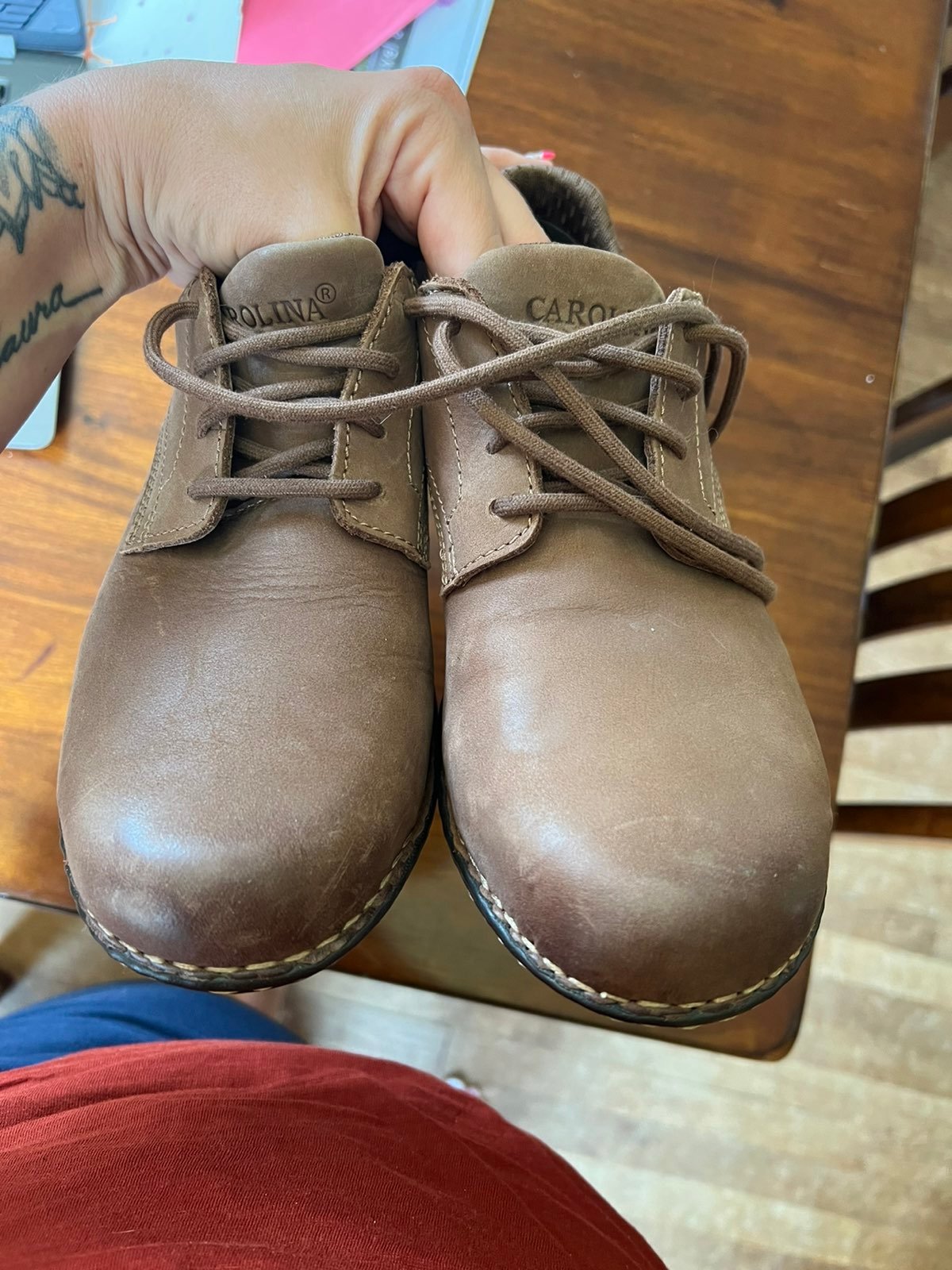Carolina ESD Aluminum Toe Opanka Oxford Woman's Shoe