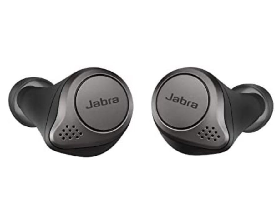 Jabra Elite 75t Earbuds – True Wireless Earbuds with Charging Case, Titanium Bla