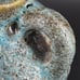 Blue Brown Lava Glaze Art Pottery Jug Vase Pot Vintage Pocked Bubble