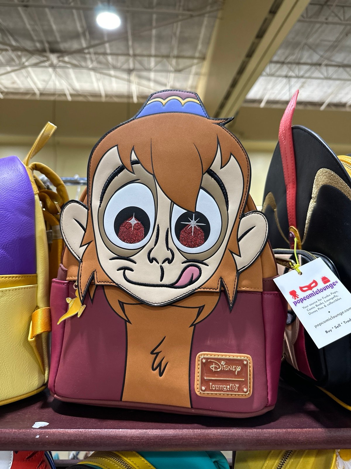 Loungefly Disney mini backpack Abu Aladdin Monkey NWT