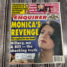 National Enquirer Jan 19, 1999 Monica Lewinsky Amy Grant Charles Bronson