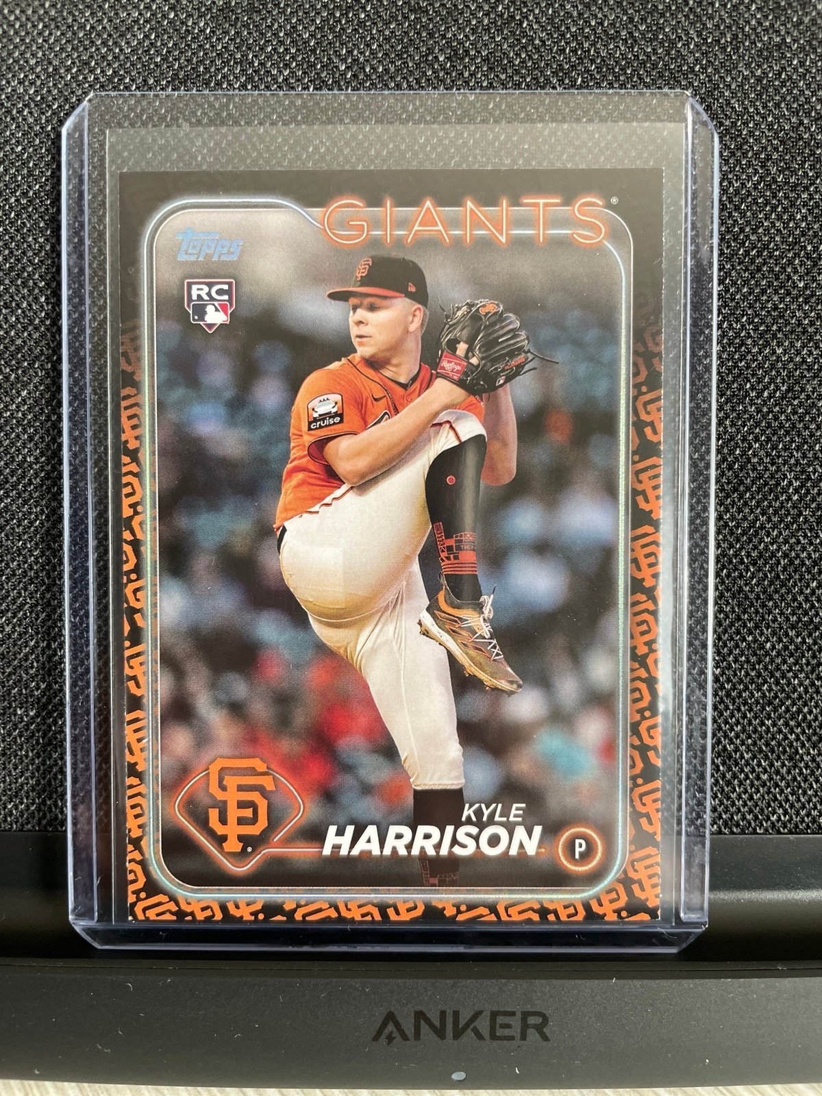 2024 Topps Series 2 KYLE HARRISON TEAM COLOR BORDER VARIATION GIANTS RC #667