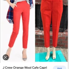New! J crew cafe capri