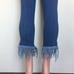 Flying Monkey Jeans Fray Hem Crop Sz 26