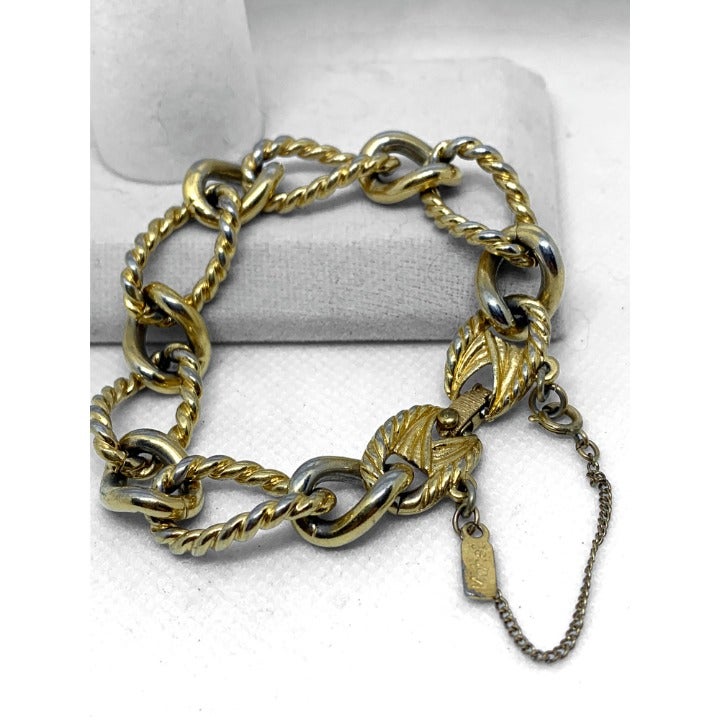 MONET Vintage Link Bracelet with Safety