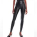 Spanx Leggings Faux Leather Black Sz Small