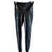 Spanx Leggings Faux Leather Black Sz Small
