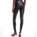 Spanx Leggings Faux Leather Black Sz Small