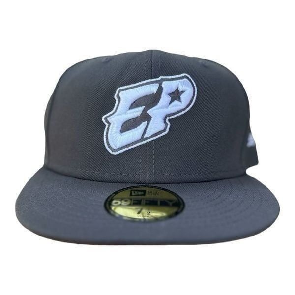 El Paso Chihuahuas New Era 59FIFTY Fitted Hat Gray Size 7 1/2 MiLB