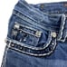 Miss Me Flare Jeans Womens 31x31 Blue Denim Signature Low Rise Y2K Distressed