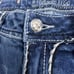 Miss Me Flare Jeans Womens 31x31 Blue Denim Signature Low Rise Y2K Distressed