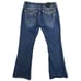 Miss Me Flare Jeans Womens 31x31 Blue Denim Signature Low Rise Y2K Distressed
