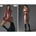 Anthropologie Maeve Long-Sleeve Mock-Neck Sequin Mini Dress Pink XS NWT