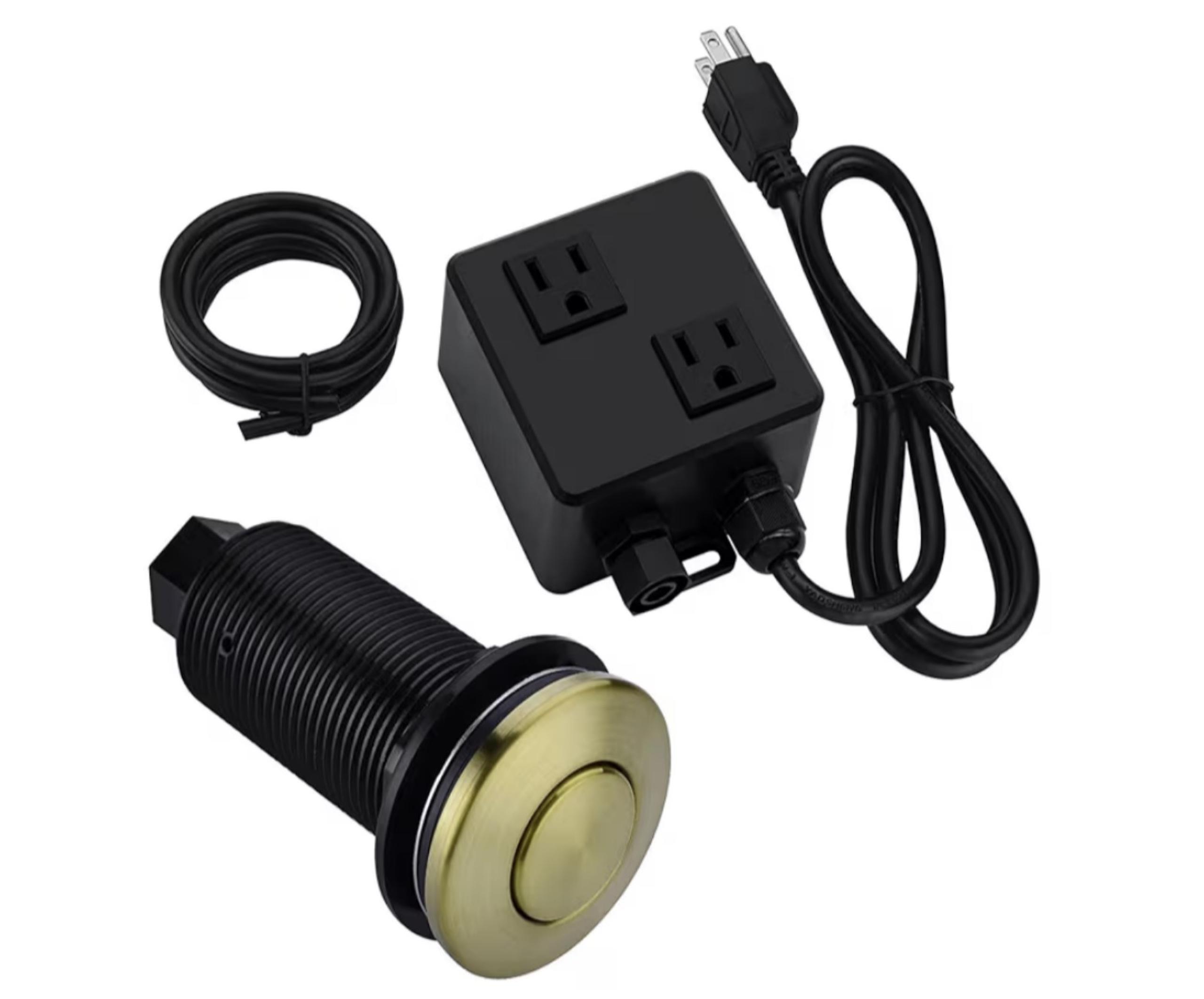 Sink Top Garbage Disposal Air Switch Kit NEW
