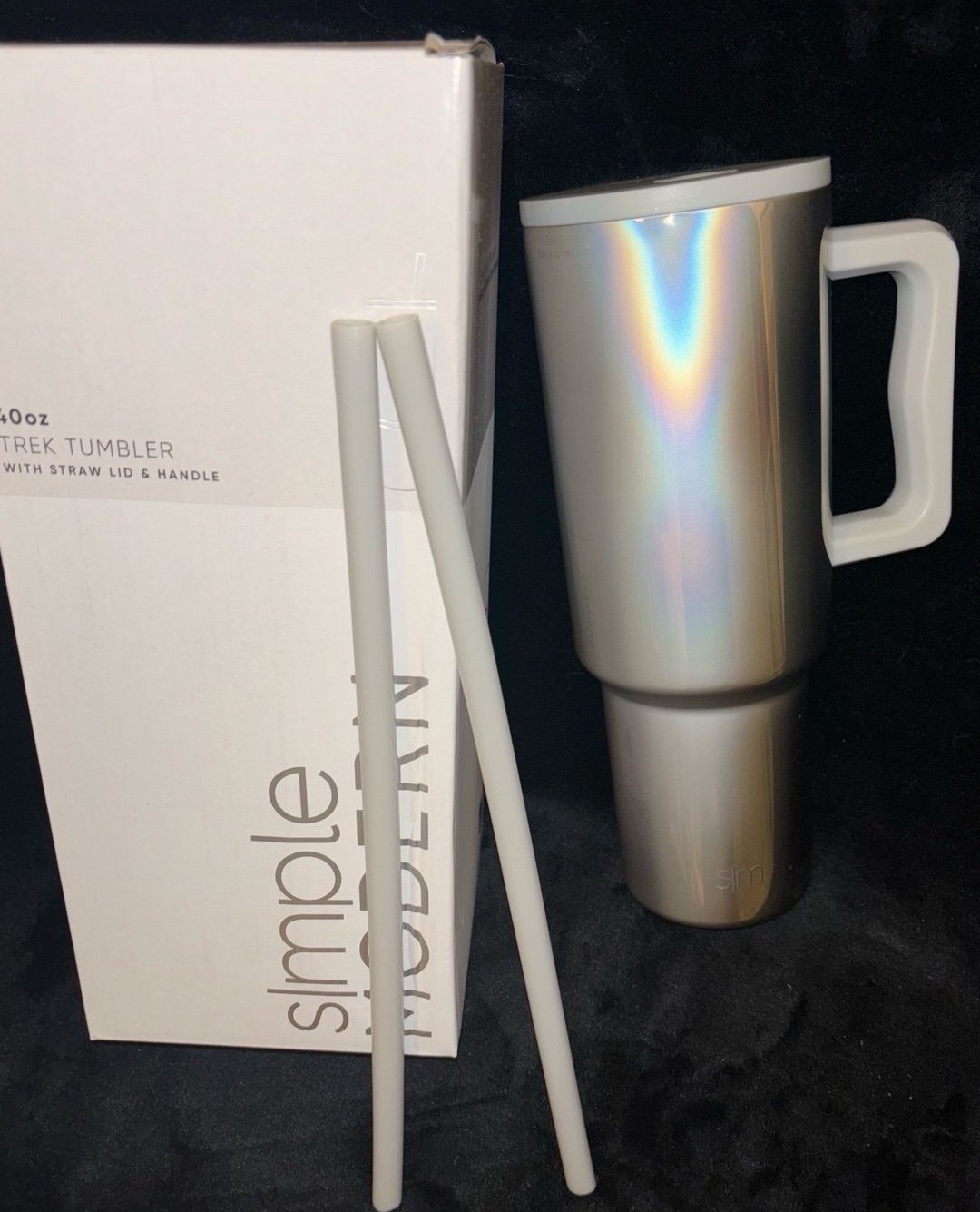 Zenon Iridescent Simple Modern 40oz Trek Tumbler