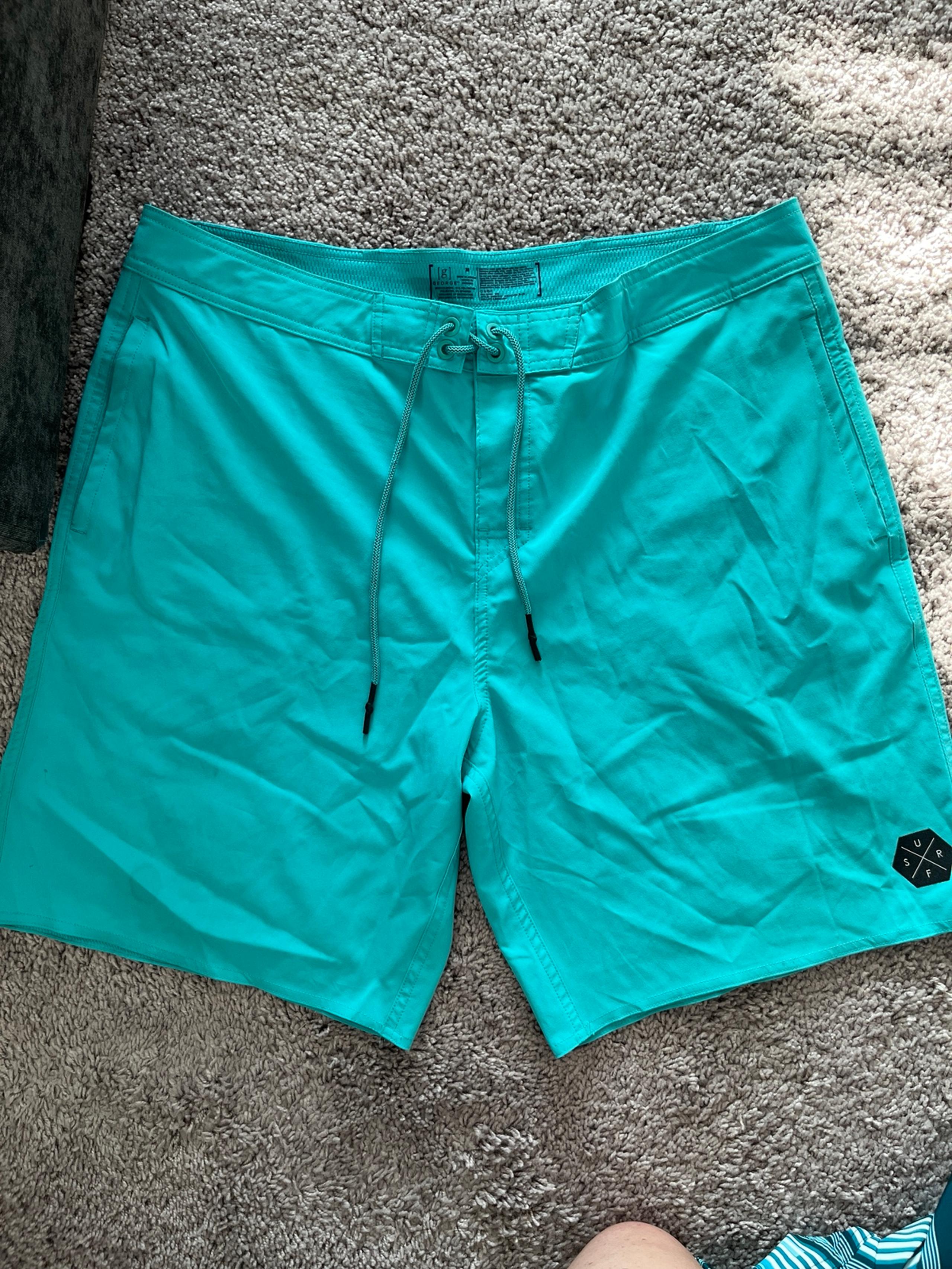 Men’s board shorts swim trunks size 38