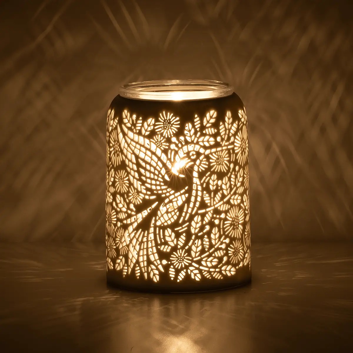 SCENTSY - Etched Hummingbird Warmer - NEW