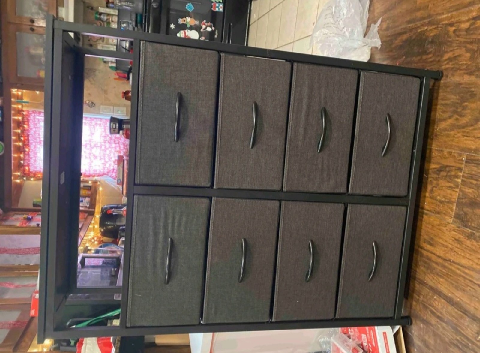 Brown 8 dawer Dresser 35x11x32