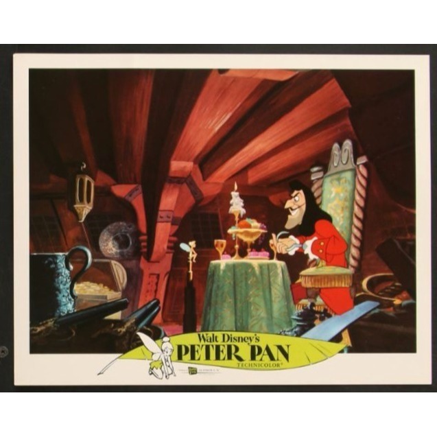 Peter Pan (1953 Re-release) Original Lobby Card Movie Poster 11x14