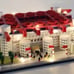 3800 pc San Siro Stadium Micro Diamond Block Italy Milan Football Field