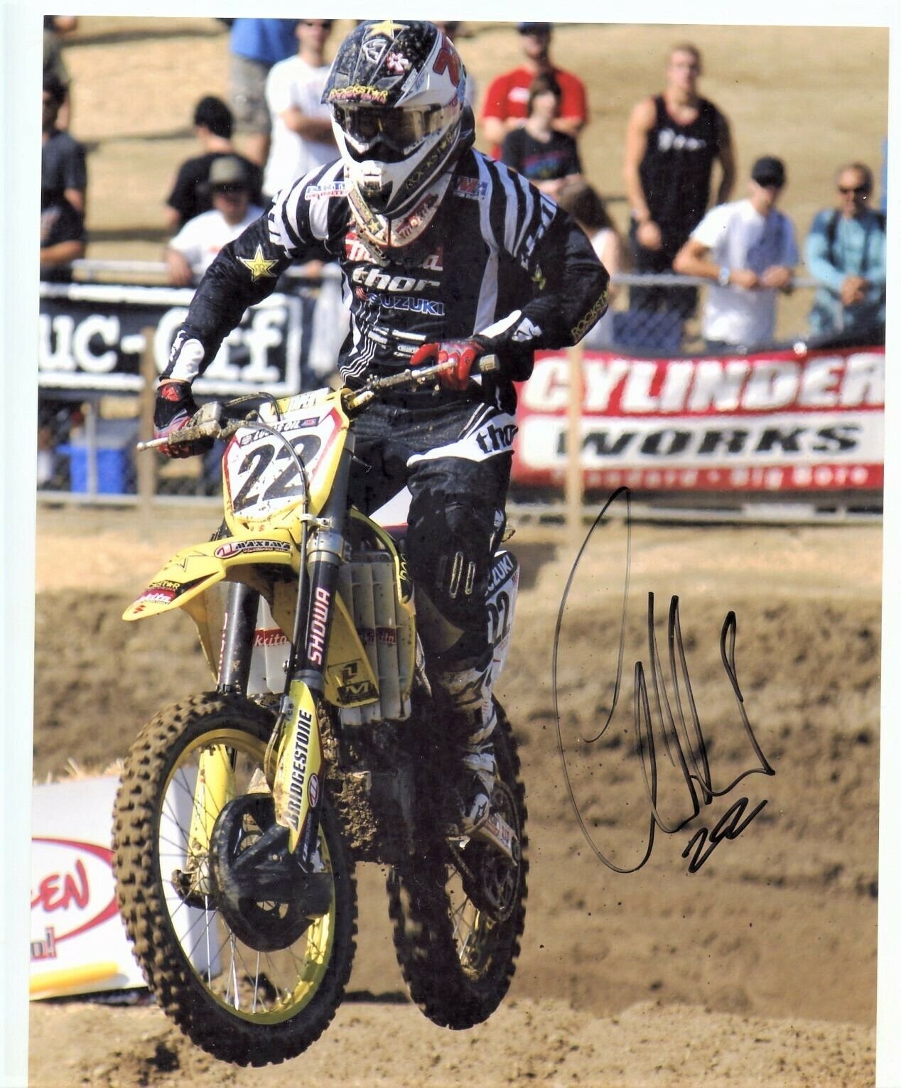 CHAD REED #22 SIGNED 8X10 PHOTO,Ryan Dungey,ELI TOMAC