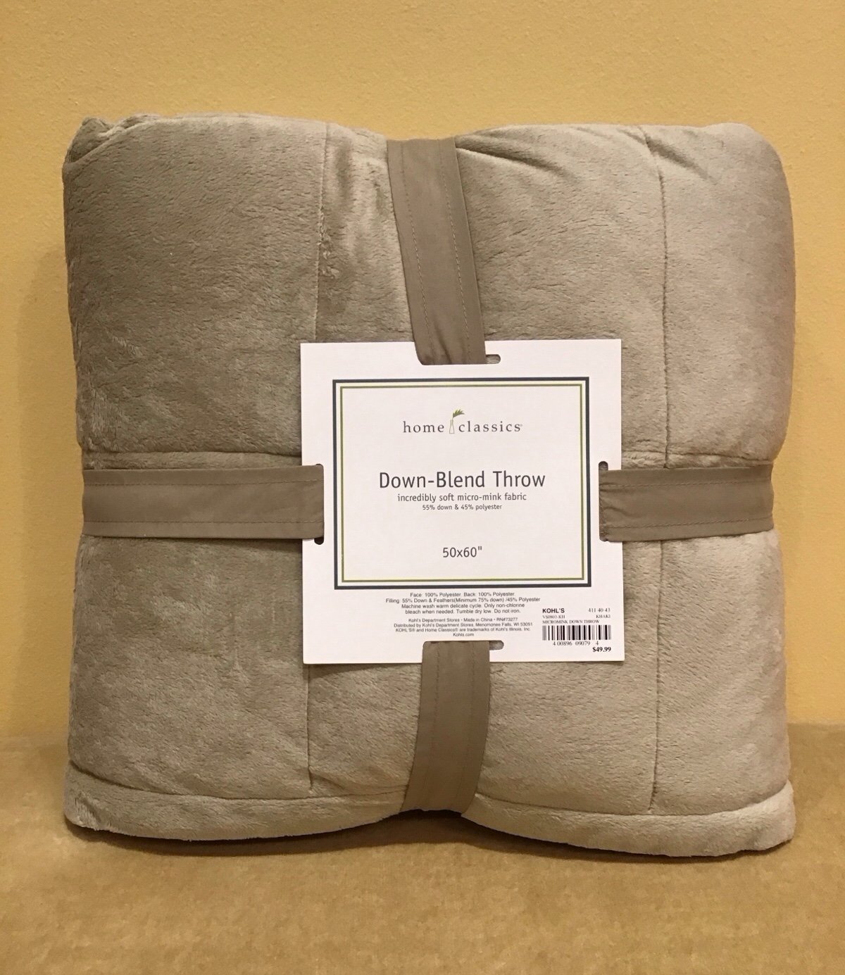 Home Classics Down-Blend Throw