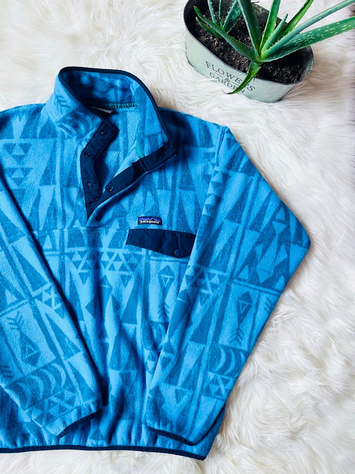 patagonia synchilla lifecycle glass blue