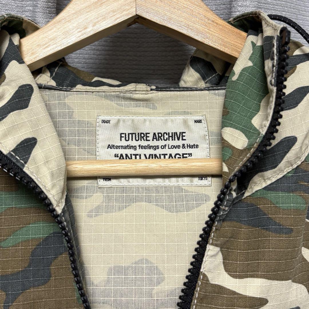 BEAMS FUTURE ARCHIVE / CAMO ZIP HOODY