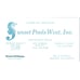 Sunset Pools West Inc Bruce Williams Orange CA Vintage Business Card SD4-B2