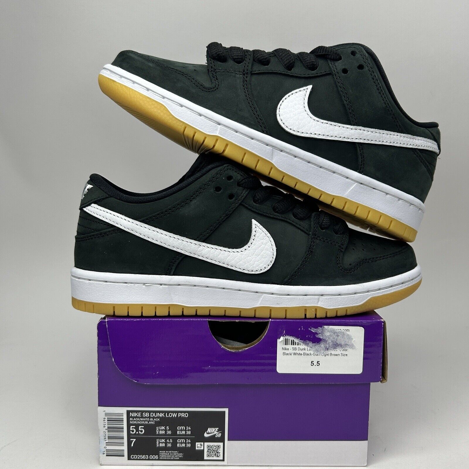 Nike Shoes SB Dunk Low Pro “Black Gum” 2023