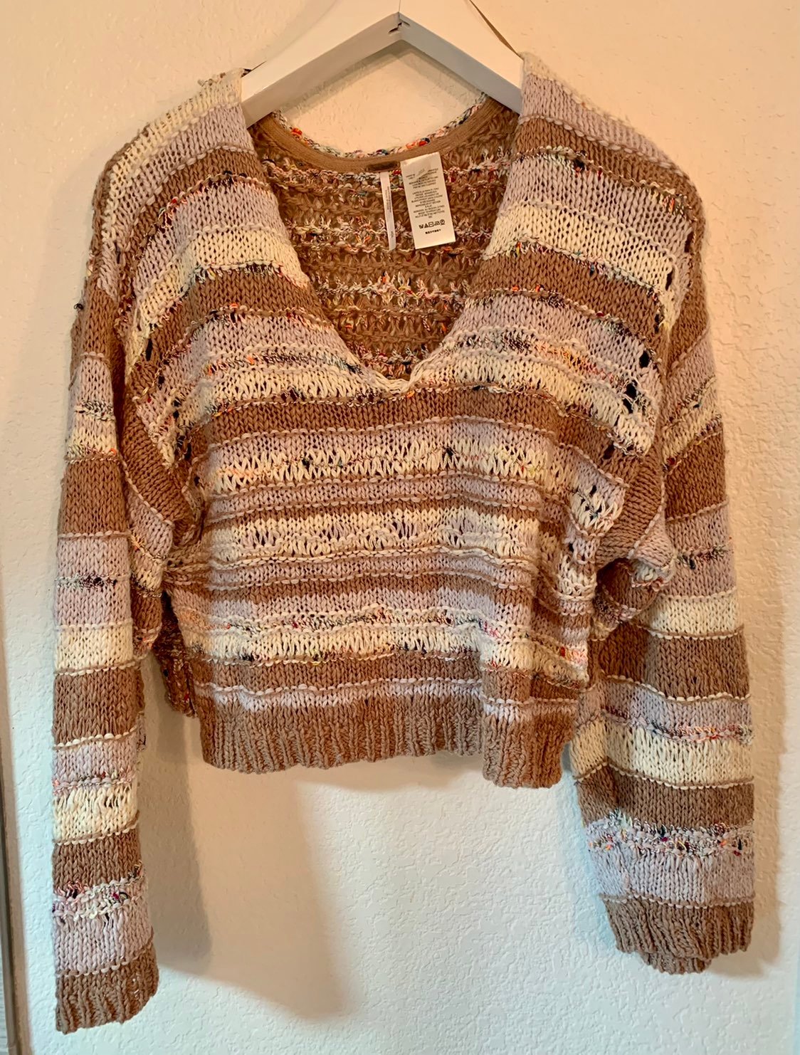 Free People Open Knit Sweater