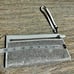 NWT Coach vintage white and silver shiny wallet wristlet