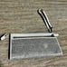 NWT Coach vintage white and silver shiny wallet wristlet