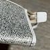 NWT Coach vintage white and silver shiny wallet wristlet
