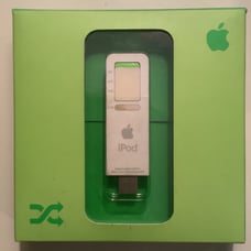 Apple iPod Shuffle 1st Generation 512 MB Graphite 120 songs w box 2005