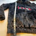 Southern Bliss Indiana University Acid Wash Distressed Hoodie Sweatshirt College