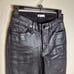 Good American GOOD CLASSIC Slim Straight coated pants sz 4/27