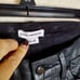 Good American GOOD CLASSIC Slim Straight coated pants sz 4/27